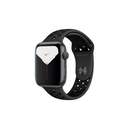 Montre Connectée Apple Watch Series 5 Cellulaire 44mm Nike Noir Aluminium Avec B… — Reconditionné Garanti 12 mois · Smarty Paris